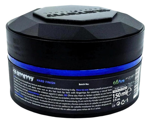 (2 Pack) Gummy Styling Wax with Keratin - Hard Finish 5.07 oz Jar for Hair Styling