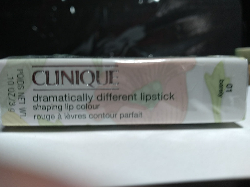 Clinique Dramatically Different Lipstick - 01 Barely, Full Size 0.1 oz/3 g