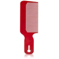 Universal Red Flat Top Comb for Electric Clippers - Precise Hair Cutting Tool