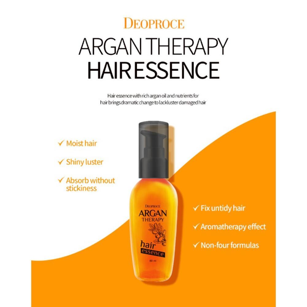 Argan Therapy Hair Essence 80ml for Nourished & Glossy Hair