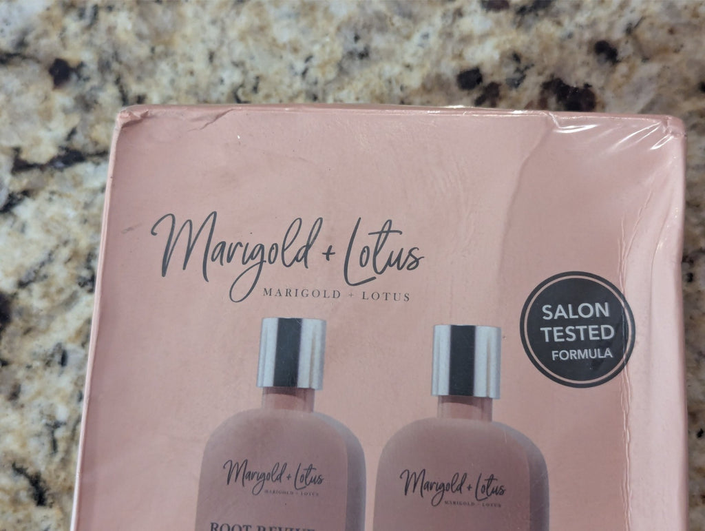 Marigold Lotus Hair Growth Shampoo & Conditioner Set 8.45 oz - Promotes Hair Health