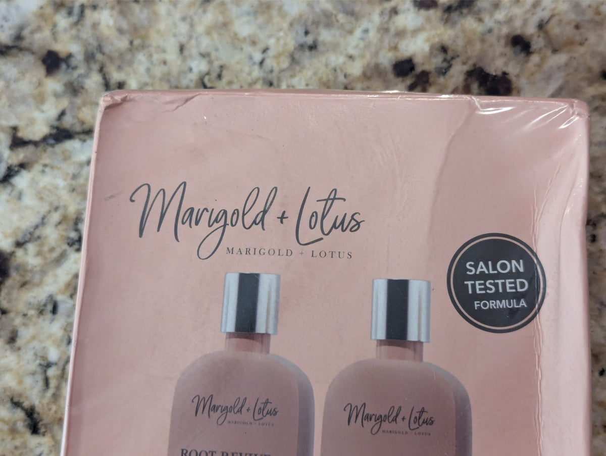 Marigold Lotus Hair Growth Shampoo & Conditioner Set 8.45 oz - Promotes Hair Health