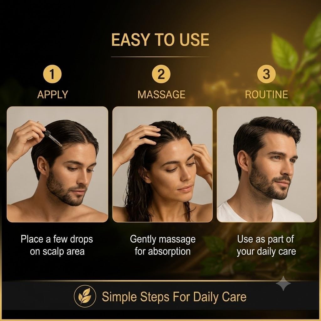 Hair Growth Serum with Biotin & Vitamin D - 30ml Hair Restoration Treatment
