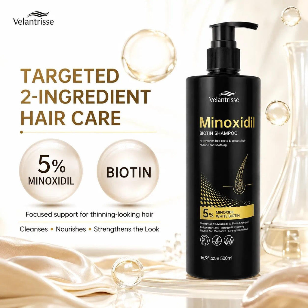Hair Growth Shampoo with Minoxidil & Biotin for Thinning Hair - 16.9 fl oz