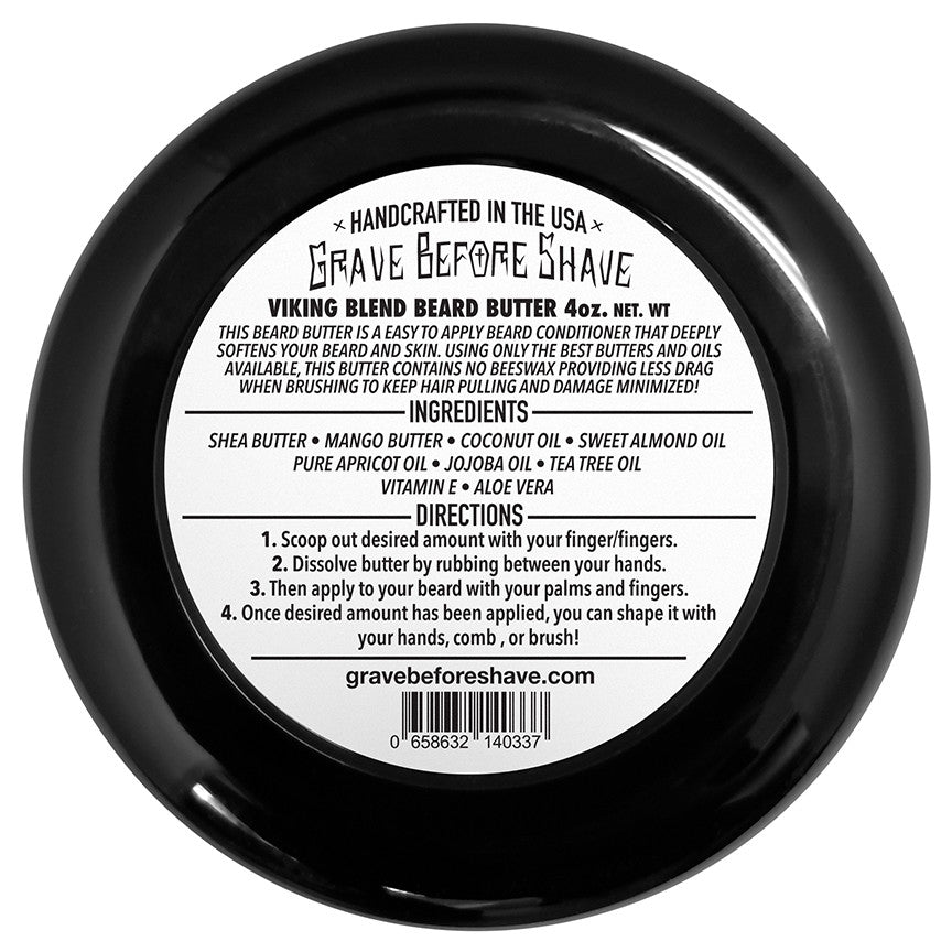 Beard Conditioner Viking Blend 4 oz - No Aroma, Softens & Nourishes