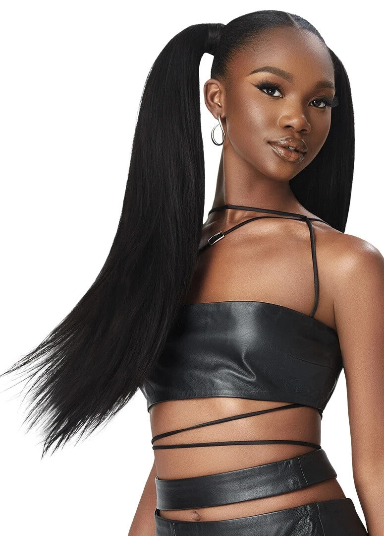 Premium Human Hair Yaki Weave 8 Inch - Color Options Available