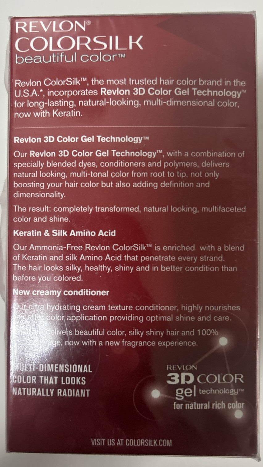 Ammonia-Free Hair Color 41 Medium Brown - 3 Pack with Keratin & 3D Gel Technology