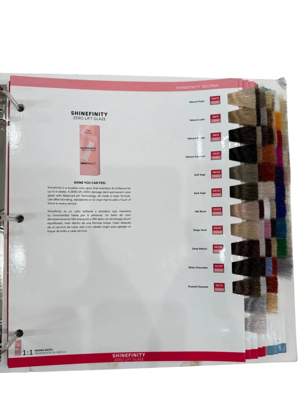 Wella Color Swatch Binder - Mini & Mega Options for Color Testing and Organization