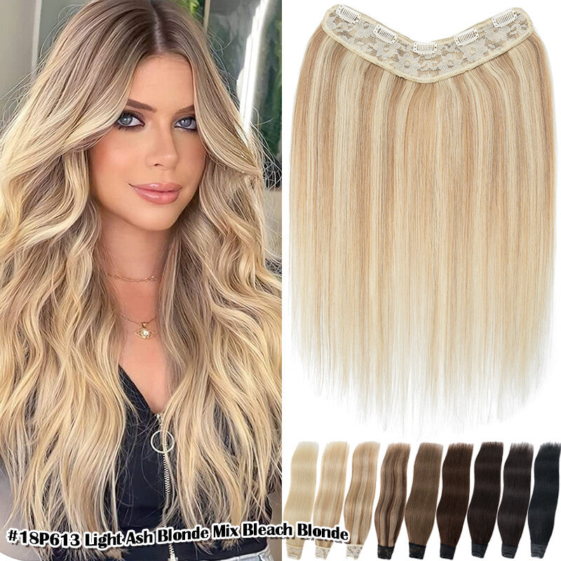 Clip-In Remy Human Hair Extensions Full Head Weft - 12-24 Inch, Multiple Styles & Colors