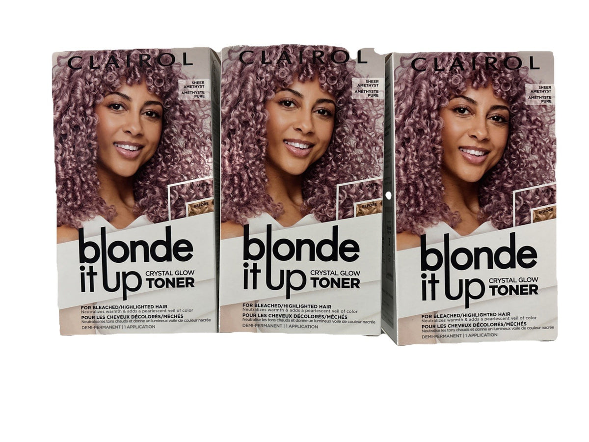 Blonde It Up Sheer Amethyst Crystal Glow Toner for Bleached Hair