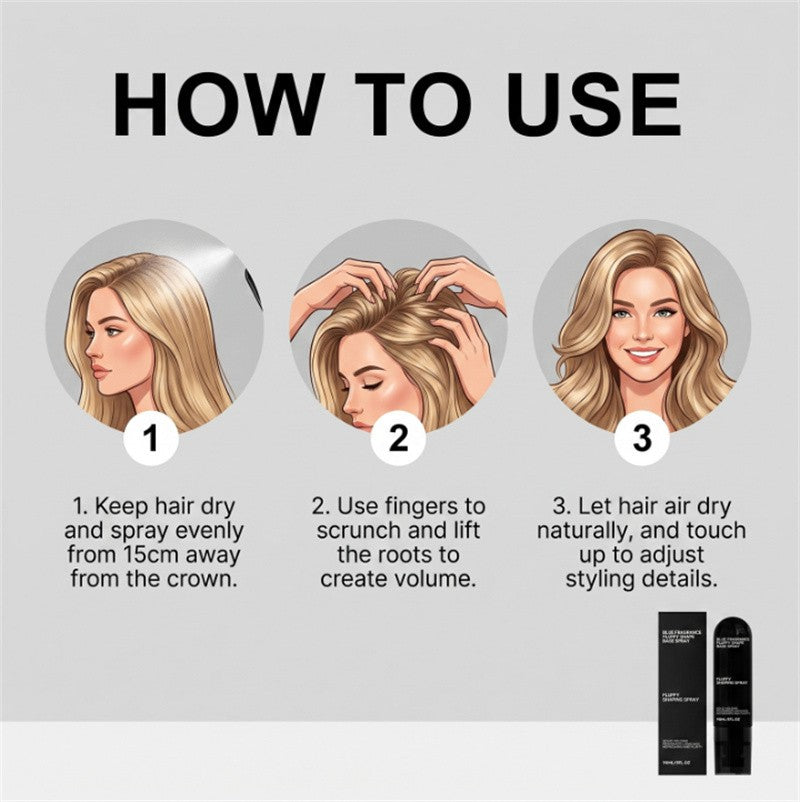 Volumizing Hair Setting Spray for Fluffy Hair - All Quantities