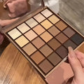 25-Color Neutral Earth Tones Eyeshadow Palette for Natural & Dramatic Looks