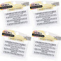 Andrea Knotted Flare Individual Lashes Short Black — 1 Pair (Pack of 4)