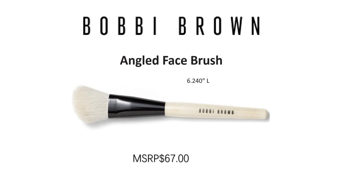 Angled Face Brush - Full Size, 100% Authentic Bobbi Brown Cosmetics