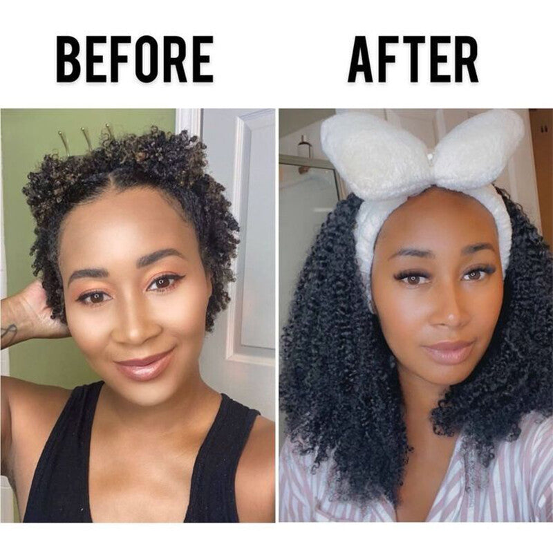 14-Inch Water Wave Crochet Hair Extensions for Black Women - Synthetic Braids