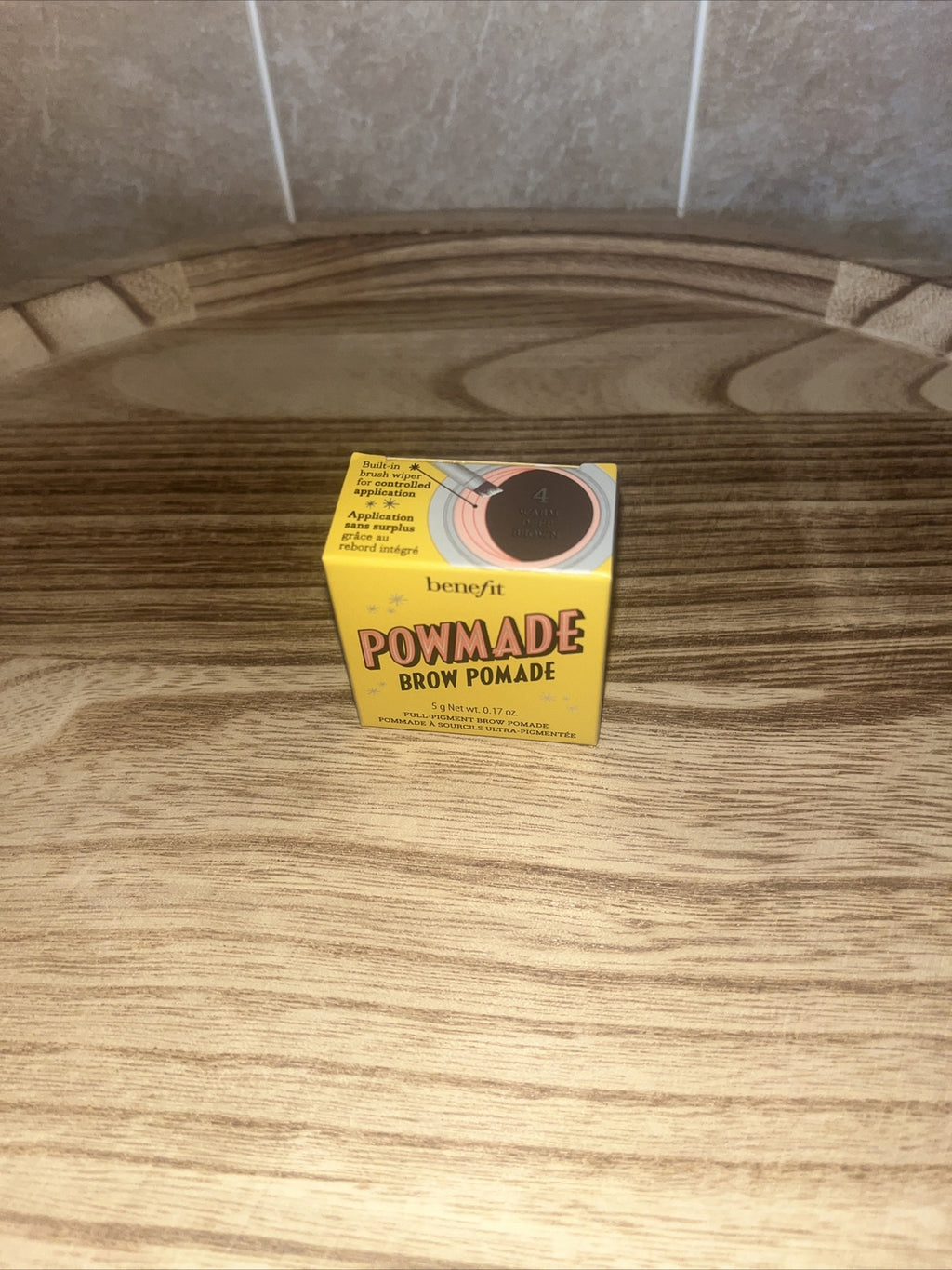 Hair Pomade for Brows - Benefit Powmade Brow Pomade Warm Deep Brown