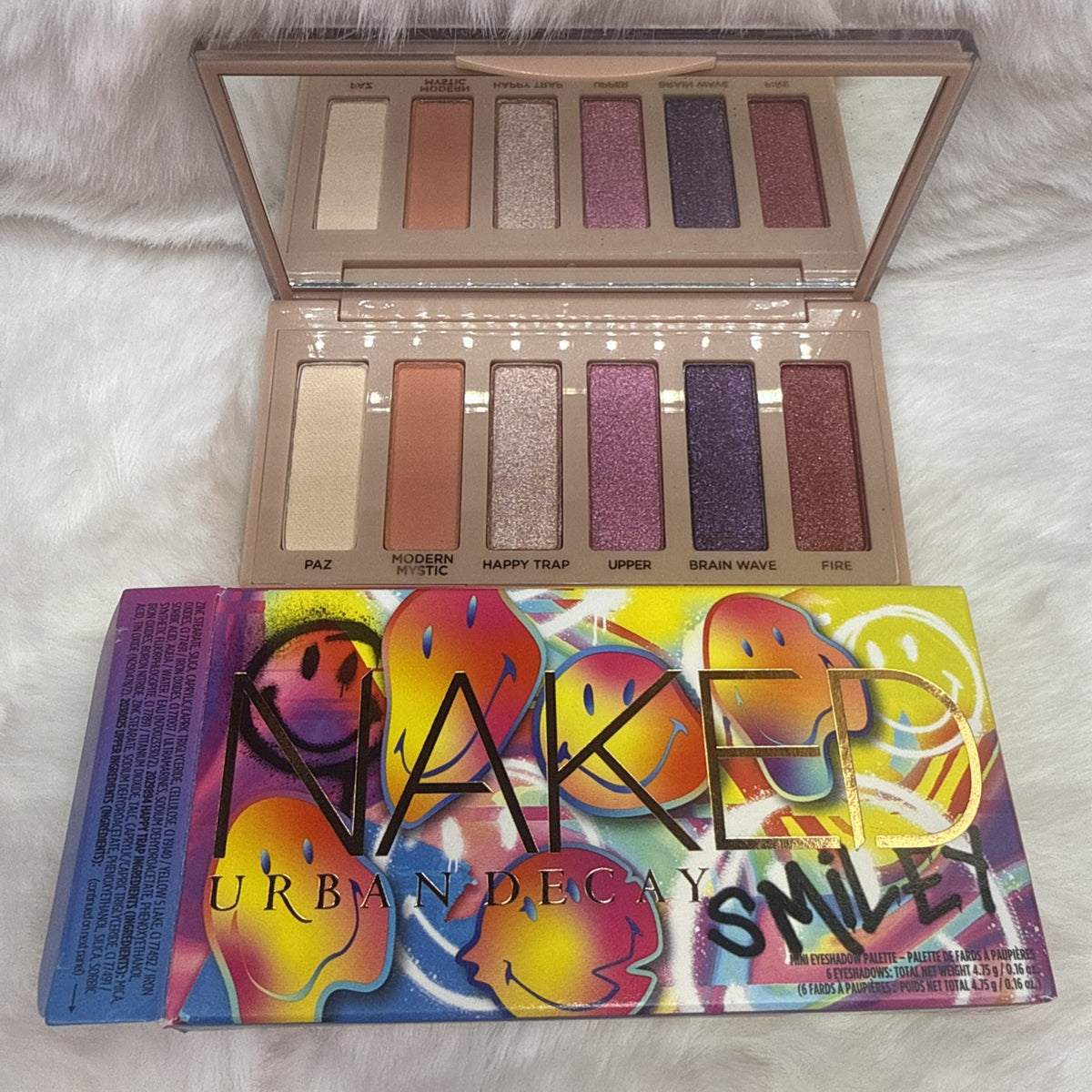 Urban Decay x Smiley Naked Mini Eyeshadow Palette Chill Happy - New & Authentic