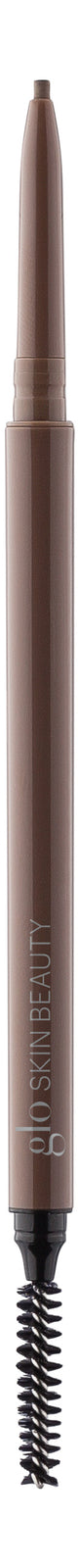 Glo Precise Micro Browliner - Dark Brown Brow Pencil with Spoolie