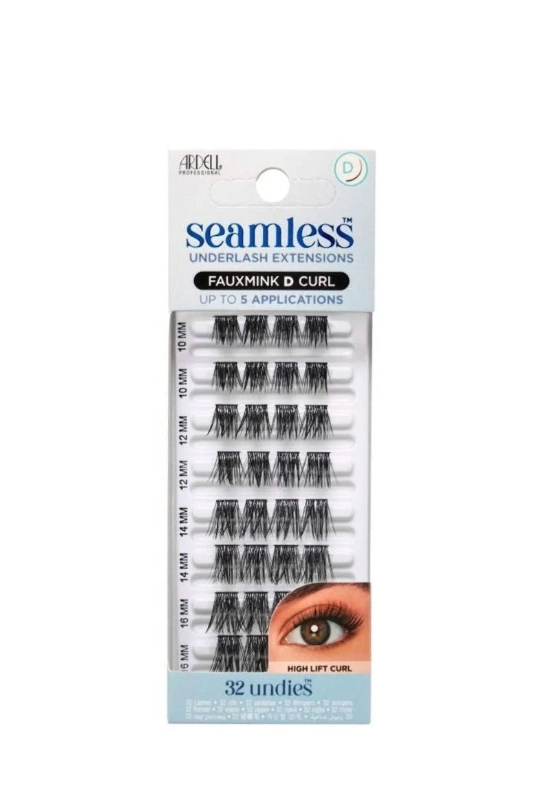 Ardell Seamless Underlash Extensions D Curl Faux Mink 32 Lengths High Lift