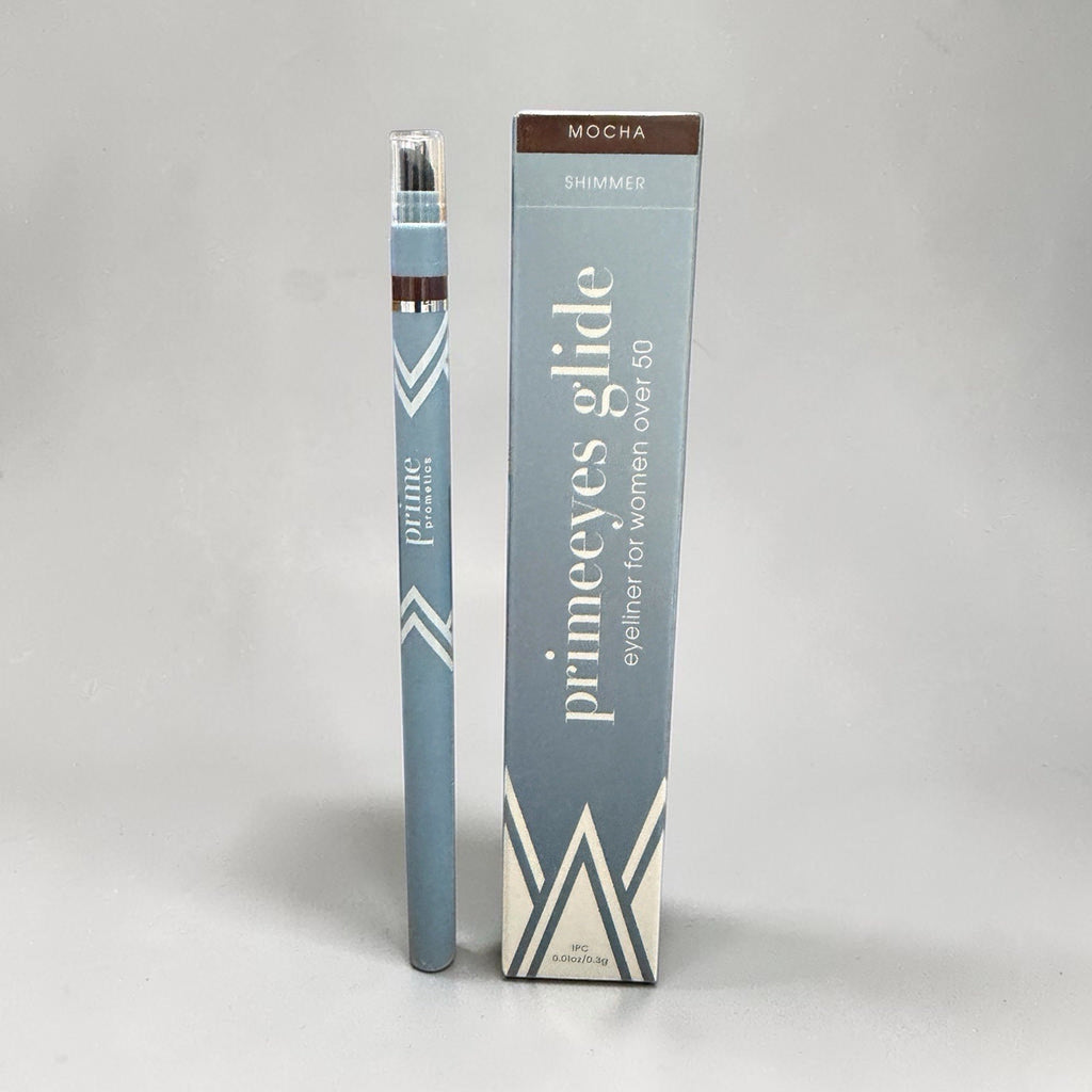 Water-Resistant Mocha Eyeliner for Women Over 50 - Natural Shimmer, Buildable