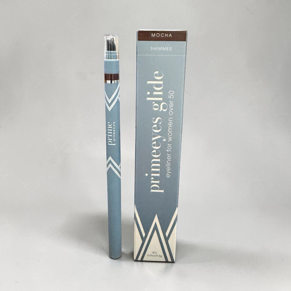 Water-Resistant Mocha Eyeliner for Women Over 50 - Natural Shimmer, Buildable