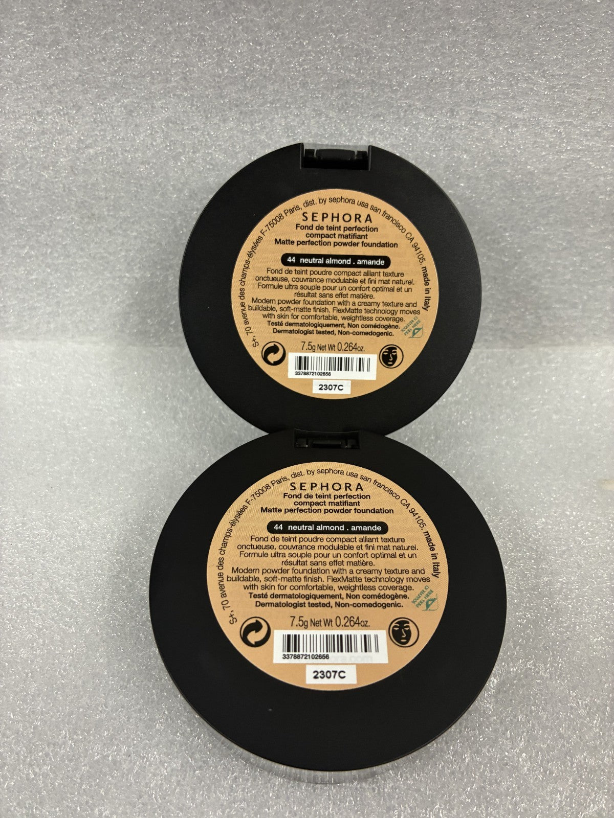 SEPHORA Matte Perfection Powder Foundation 44 Neutral Almond — 7.5g, New