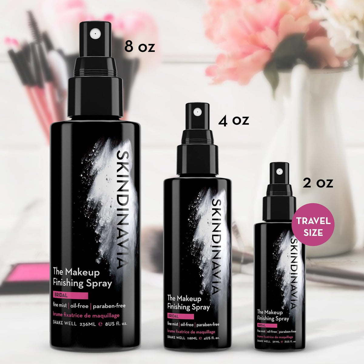 The Makeup Finishing Spray - Bridal Setting Spray with Cooling Technology, 2 oz