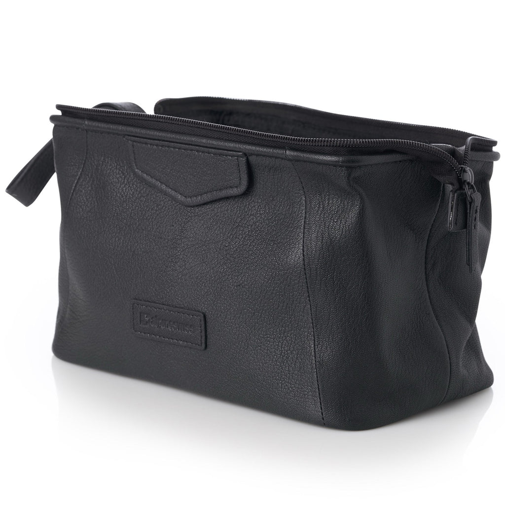 Lauter Genuine Leather Toiletry Bag & Shaving Kit - Alpine Swiss Dopp Kit Travel Case