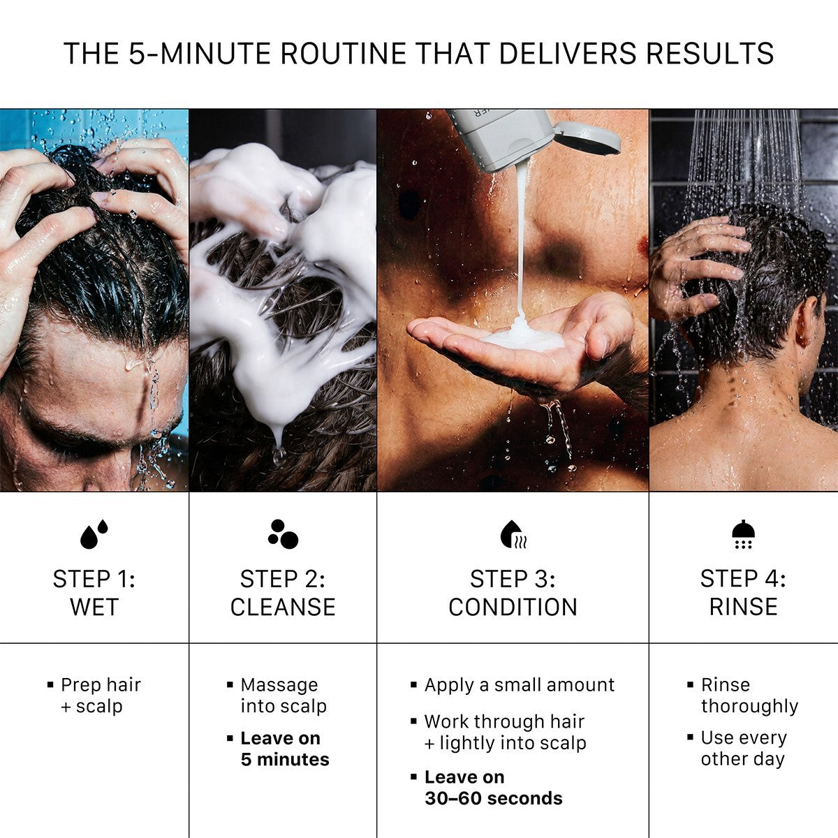 Men's Thickening Shampoo & Conditioner Set - Plant-Based Hair Care 16 oz