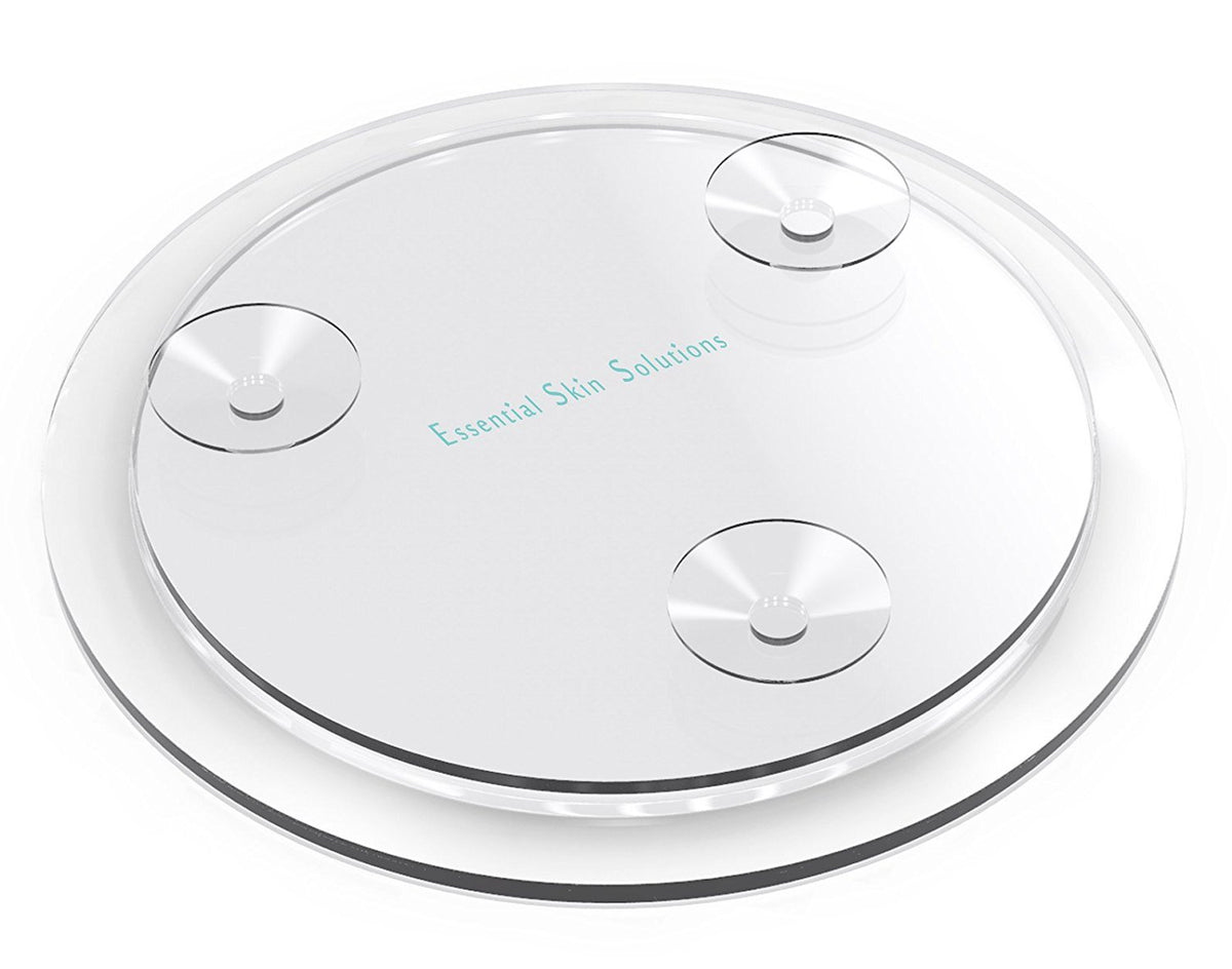 15X Magnifying Makeup Mirror with Suction Cups - 6 Inch Portable & Handheld