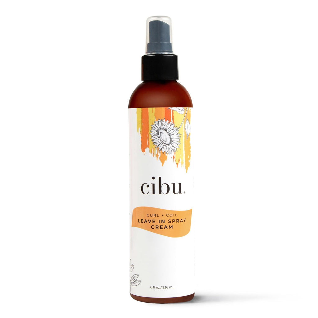 Curl + Coil Leave-In Hair Spray Cream - Moisturizing Detangler for Curly Hair, 8oz, Pack of 8