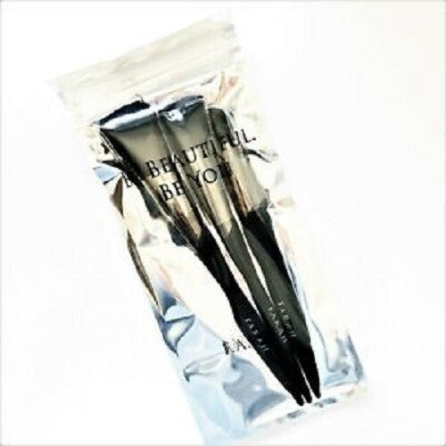 Midnight Blue Pro Trio Makeup Brush Set for Foundation, Blush & Highlighter