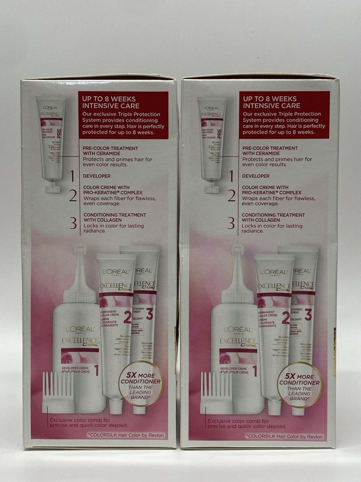 Lightest Natural Blonde Permanent Hair Color 9 1/2 NB - Pack of 2