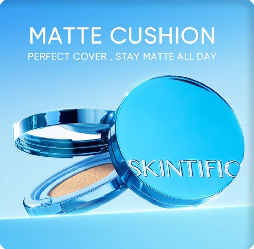 Skintific Perfect Stay Velvet Matte Cushion Beige 11ml
