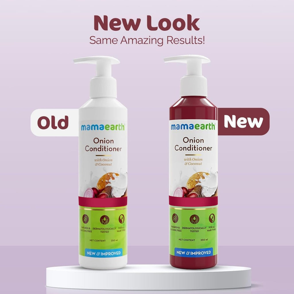 Organic Onion Conditioner for Hair Loss & Growth with Coconut Oil - 8.45 Fl Oz