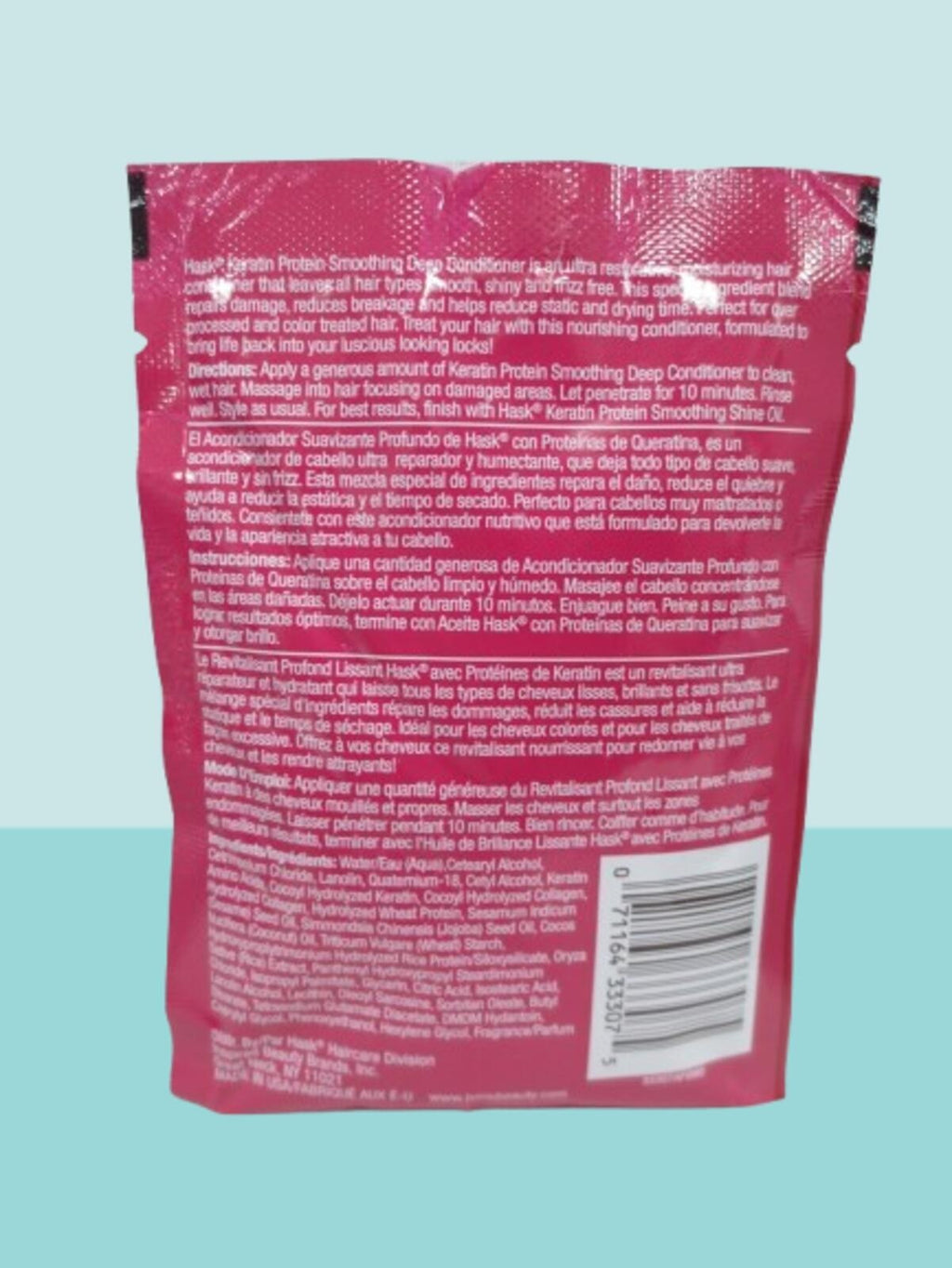 Hask Keratin Protein Smoothing Deep Conditioner 1.75 oz Pack of 10
