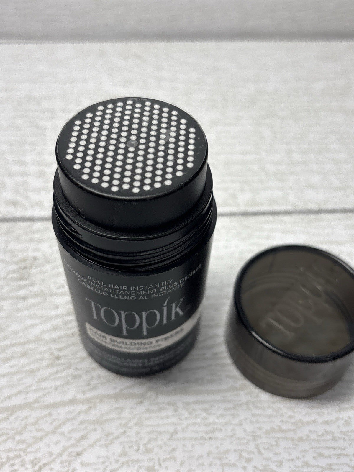 Hair Building Fibers for Thinning Hair - White, 12g