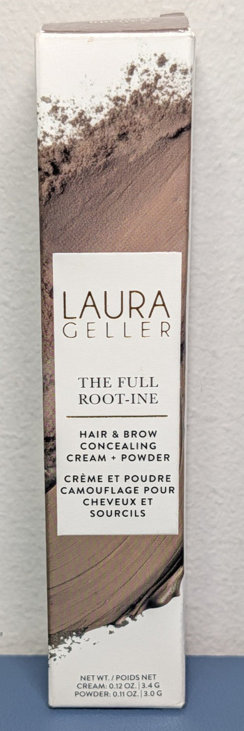 Hair Root Concealer Cream & Powder for Gray & Sparse Areas - Medium Brown
