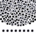 300pcs 10mm Self-Adhesive Plastic Wiggle Googly Eyes for Crafts & Decorations