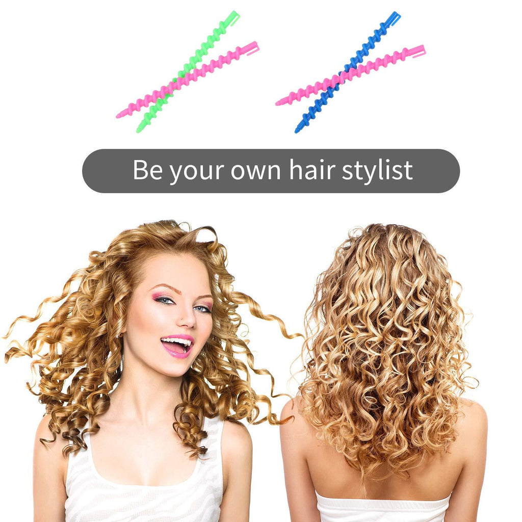 Spiral Hair Perm Rods Set – 100 Durable Plastic Curling Rods for Salon & Home Use