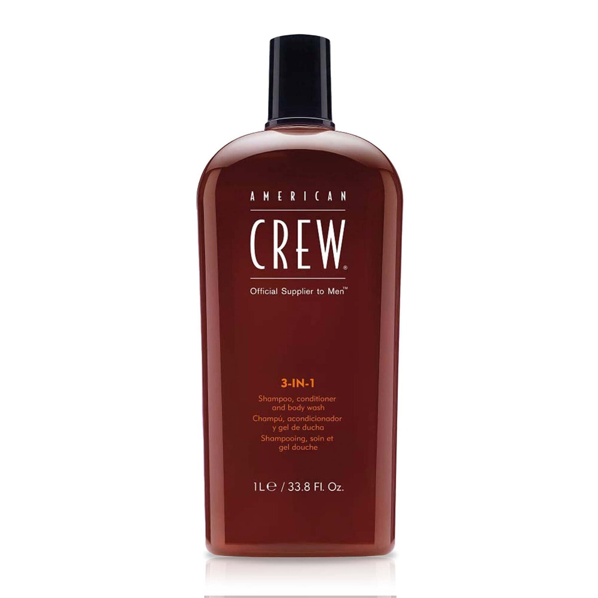 Men's 3-in-1 Shampoo Conditioner Body Wash 1L - Revitalizing Hair & Skin Care