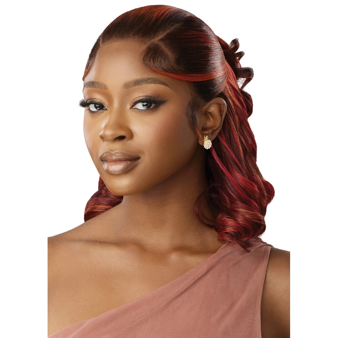 HD Lace Front Wig - Synthetic Pre-Styled Afro Curly Hair with Natural Hairline