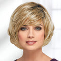 Lightweight Bob Wig with Bangs - Multiple Colors, Modern Style