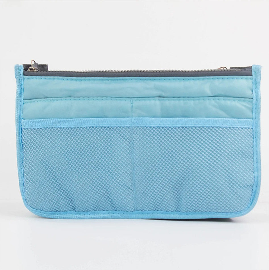 Large Capacity Foldable Toiletry Bag Travel Organizer with Double Zipper