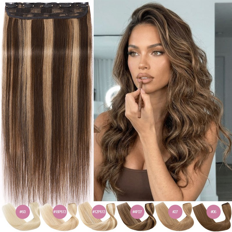 Clip-In Hair Extensions - Remy Human Hair Full Head Balayage Set