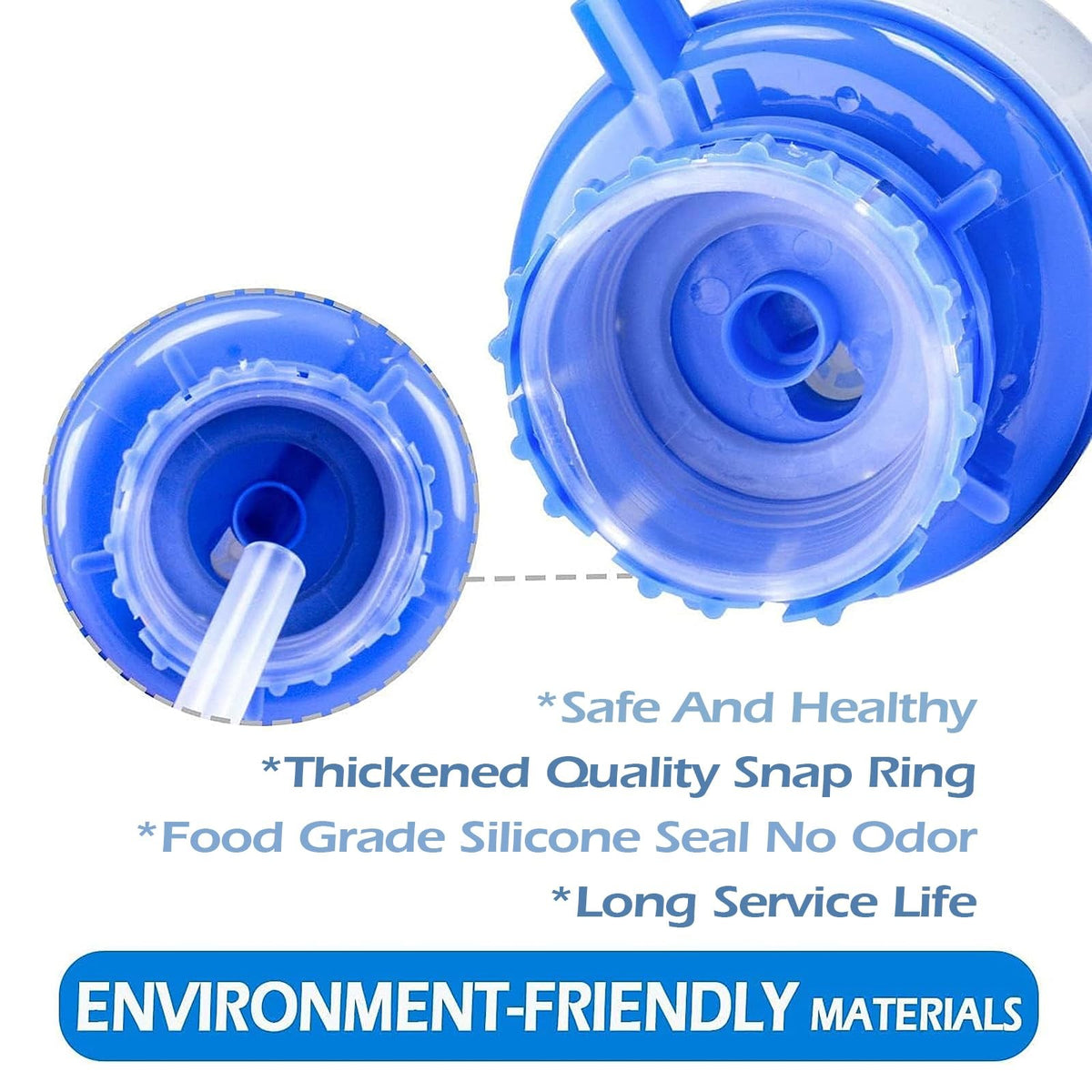 2 Pack 5 Gallon Water Bottle Pump - Portable Manual Drinking Pump