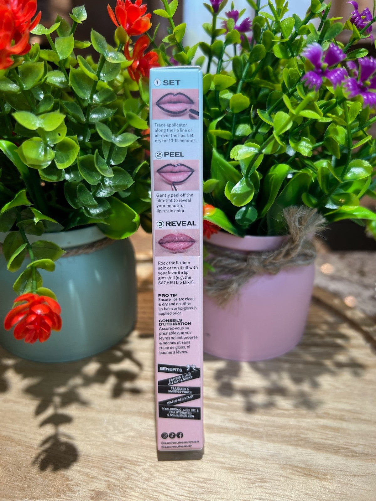 Peel Off Lip Liner Tattoo 04 Hey-Zel Golden Brown Lip Shade - Long-Lasting Lip Makeup