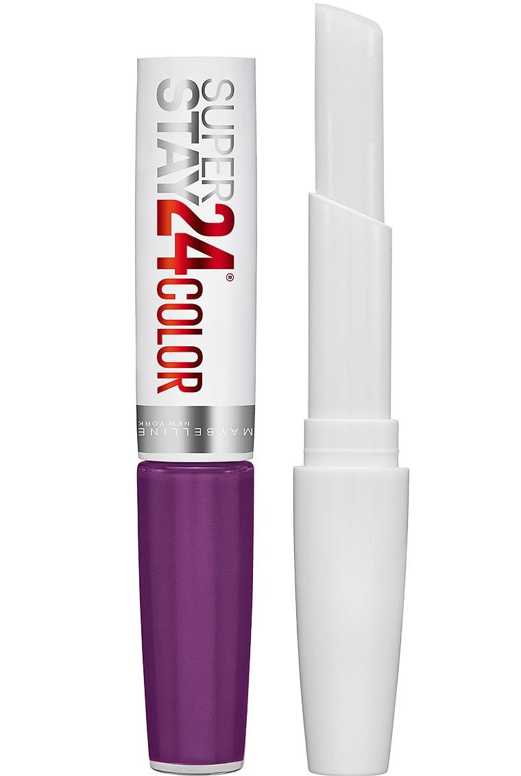 Long-Lasting Lipstick Set - All Day Plum Lip Color with Conditioning Balm