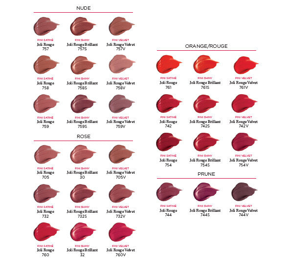Clarins Joli Rouge Brillant Lipstick 0.1 Oz - Sheer Lip Color & Shine