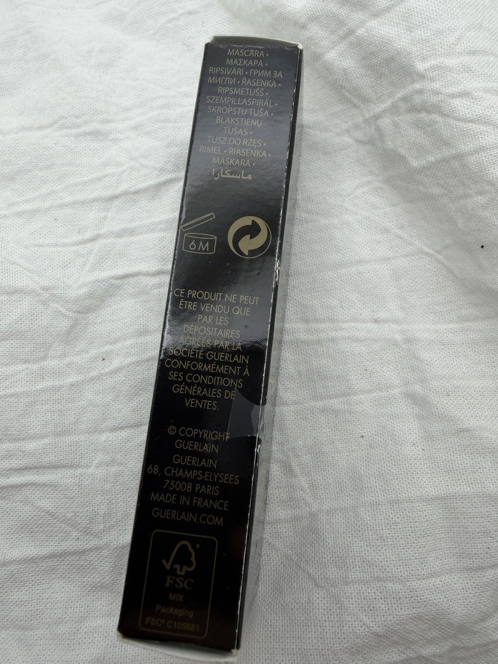 Guerlain Cils d’Enfer Maxi Lash Mascara So Volume 1 #01 Noir Black Full Size